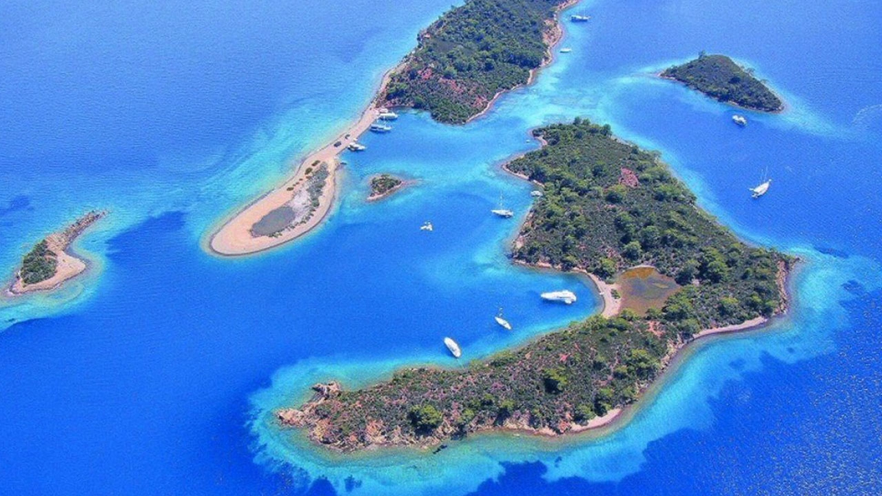 Fethiye 12 Islands Boat Trip Route